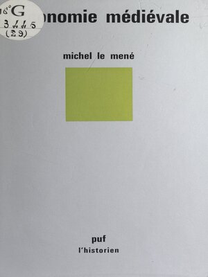 cover image of L'économie médiévale